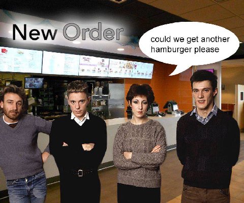 Огае could we get another hamburger please