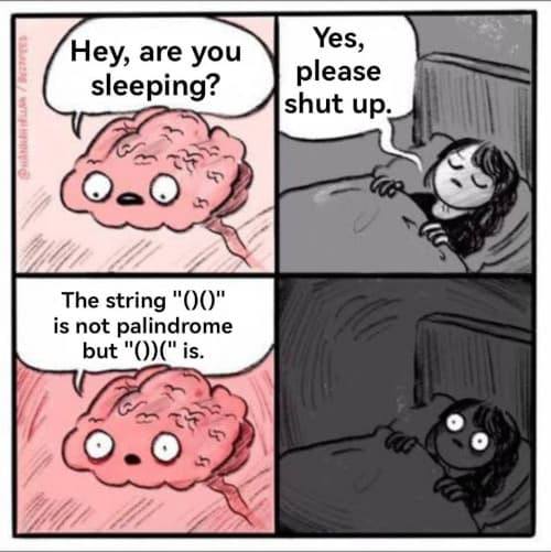 Hey, are you Yes, please sleeping? shut up ©9748) The string is not palindrome but is. 20