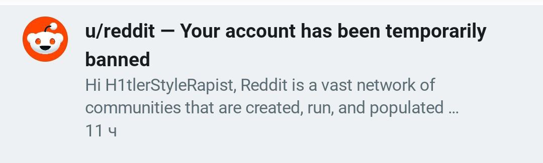 yet again i've got banned on reddit((