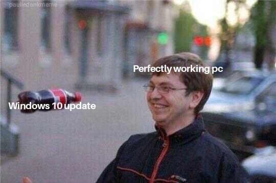 Perfectly working Windows 10 update