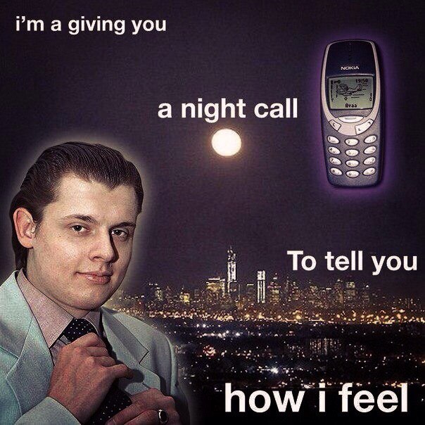 а giving you a night call To tell you