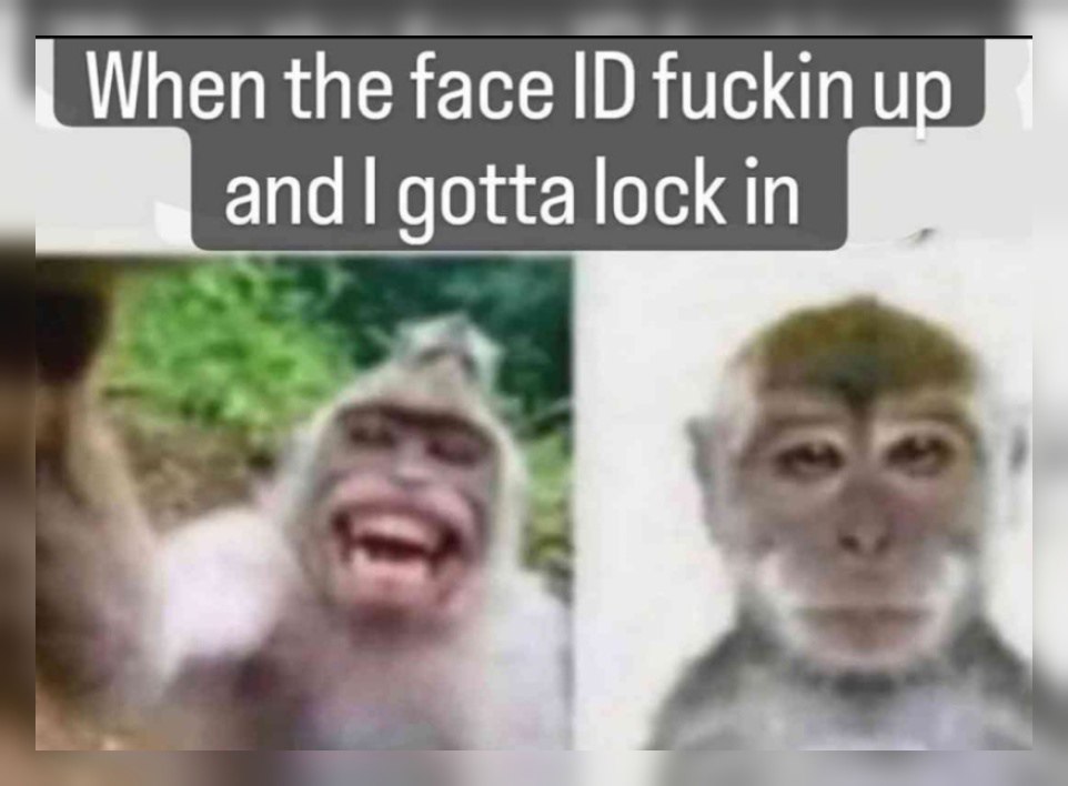 When the face fuckin gotta lock in