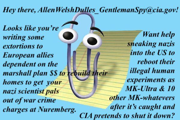 Hey there, AllenWelshDulles_GentlemanSpy@cia.gov! Looks like you’re Want help writing some extortions to Sneaking nazis into the to European allies reboot their dependent on the marshall plan to illeg