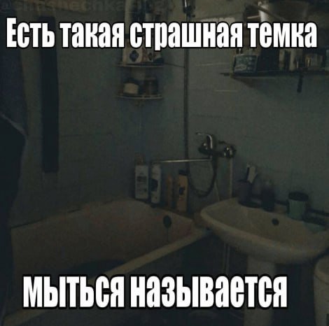 Есть такая страшная темка МЫТЬСЯ Называется