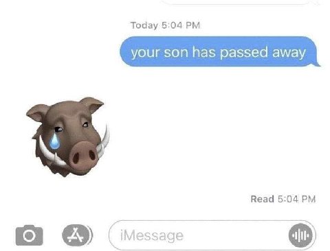 Тодау 5:04 your son has passed away Read 5:04 iMessa