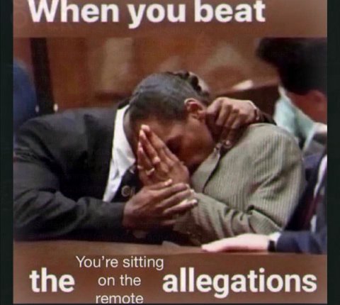 уупеп you beat A a You're sitting the allegations