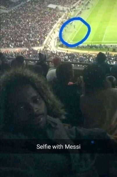 Selfie with Messi