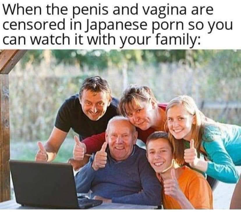 When the penis and vagina are censored in Japanese porn so you can watch it with your family: 2 у