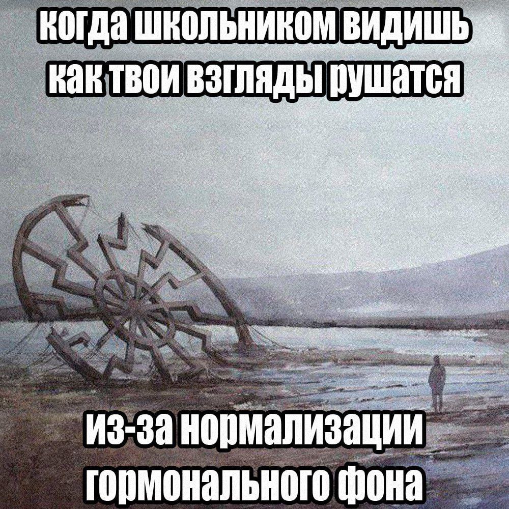Когда школьником ВИДИШЬ как твои взгляды рушатся ion из-за нормализации гормонального фона