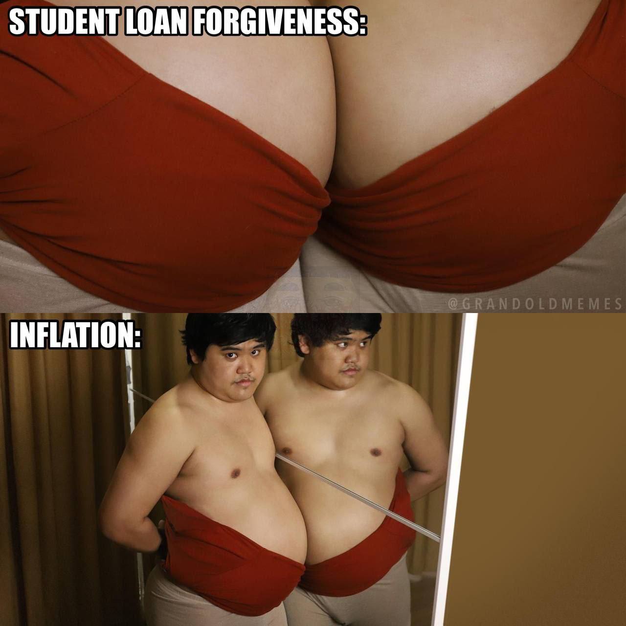 STUDENT LOAN FORGIVENESS: INFLATION: