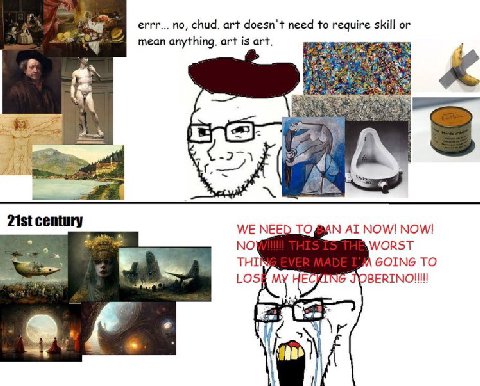 еггг... по, art doesn't need to require skill or mean anything. art is art. 4 я 7 А А WE NEED TO AT NOW! Now! NO WORST THI GOING TO LOS