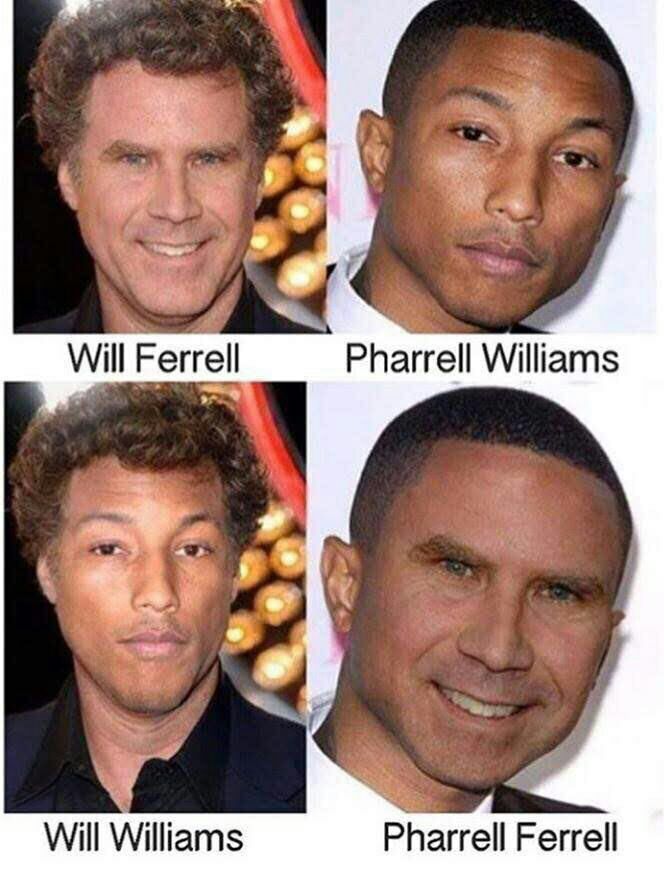 4 Will Ferrell Pharrell Williams (5 Will Williams Pharrell Ferrell