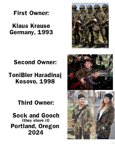 First Owner: Klaus Krause Germany, 1993 Second Owner: ToniBler Козоуо, 1998 Third Owner: к; 4 a Sock and Gooch (they share it) Portland, Oregon 2024