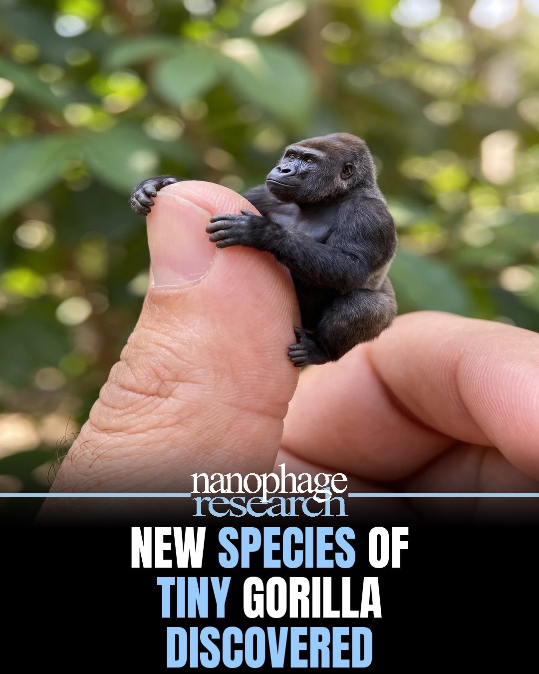 nano NEW SPECIES OF TINY GORILLA DISCOVERED