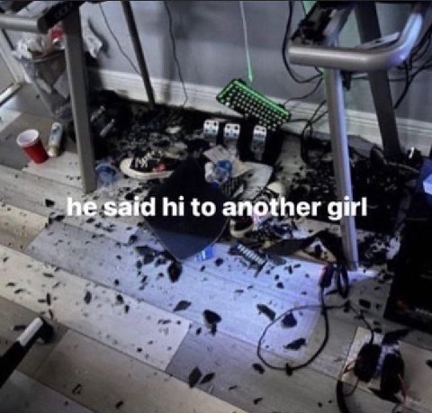 he said to another girl