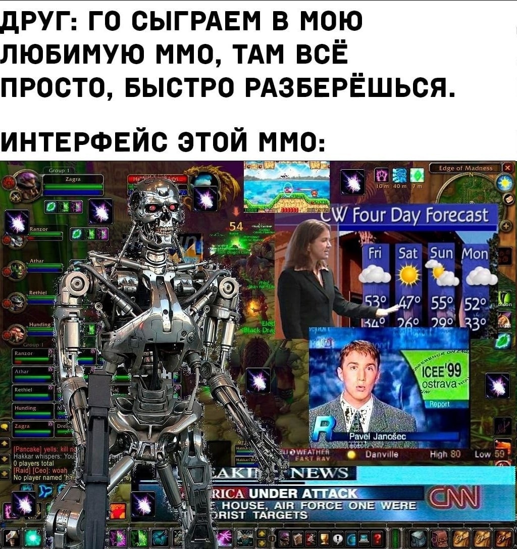 ДРУГ: СЫГРАЕМ В МОЮ ЮБИМУЮ ММО, ТАМ ВСЕ ПРОСТО, БЫСТРО РАЗБЕРЕШЬСЯ ИНТЕРФЕЙС этой ММО: Owe 54. Four Day Forecast Fri Sat Sun Mon wir 559, 23° к Report High Low UNDER HOUSE; АТНТЕ ТАН@