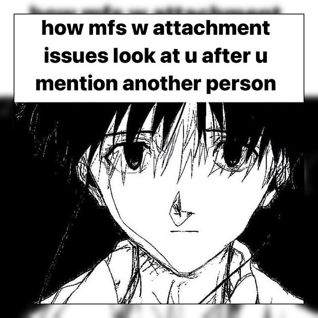 how mfs attachment issues look at after mention another person i
