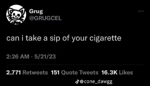 Grug сап {аке а sip of your cigarette 2.771 151