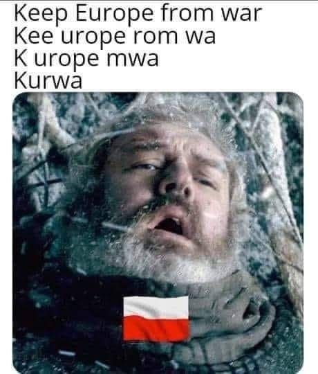 Keep Europe from war Kee urope rom К urope mwa Kur у