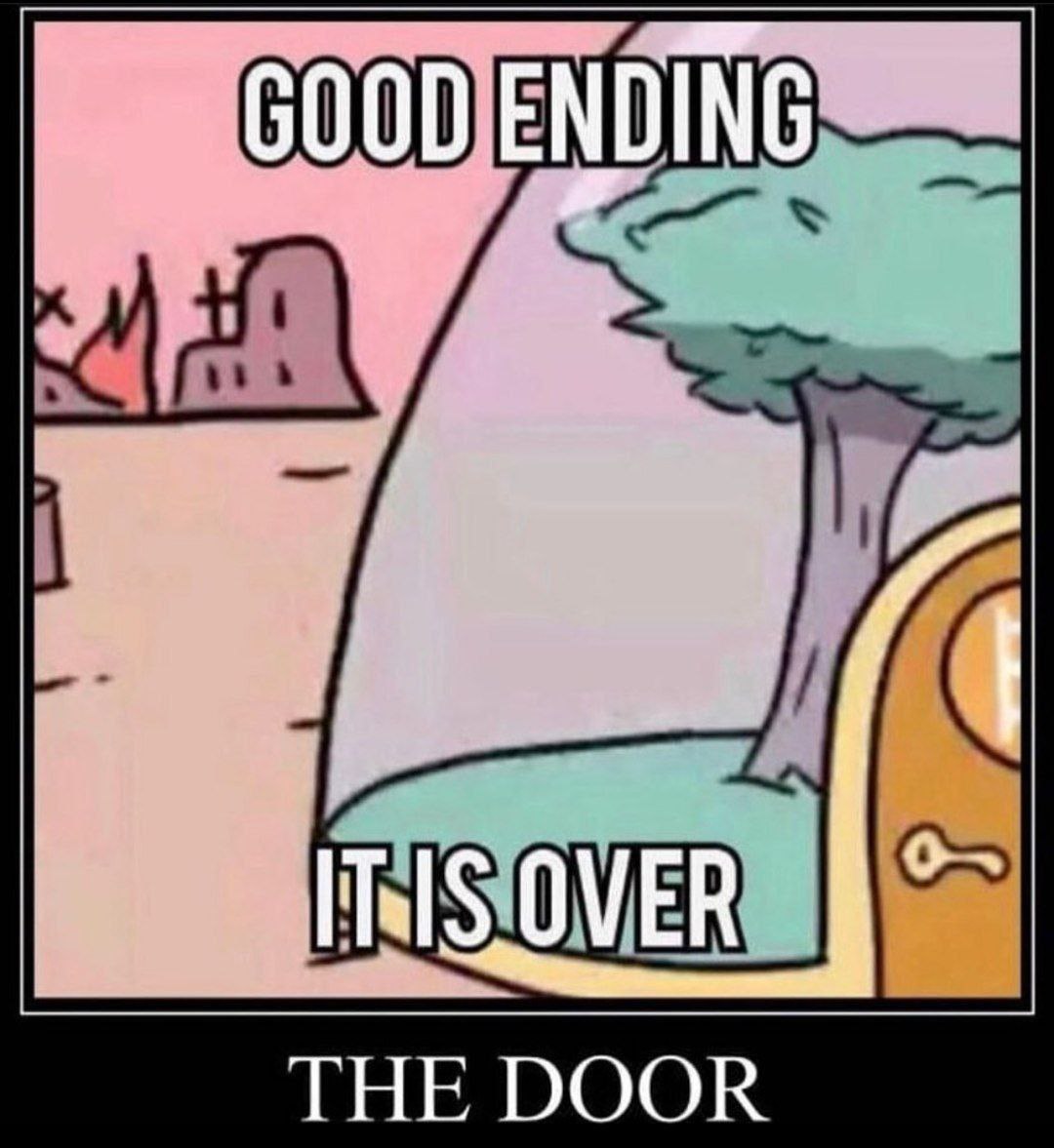 GOODIENDING ОМЕВ THE DOOR