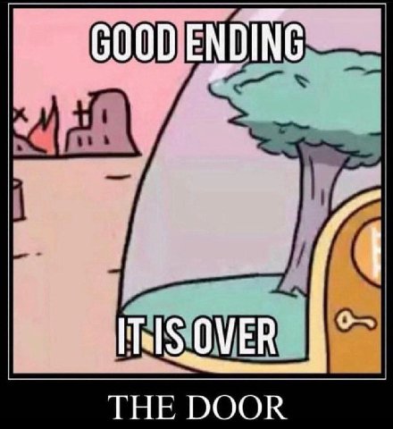 GOODIENDING ОМЕВ THE DOOR
