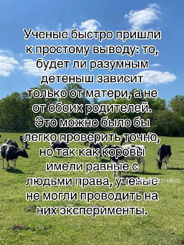 Ученыебыстропришли будепли разумным детеныш зависит как коровы равные: С ЛЮДЬМИ права, ЛИ проводить НИ