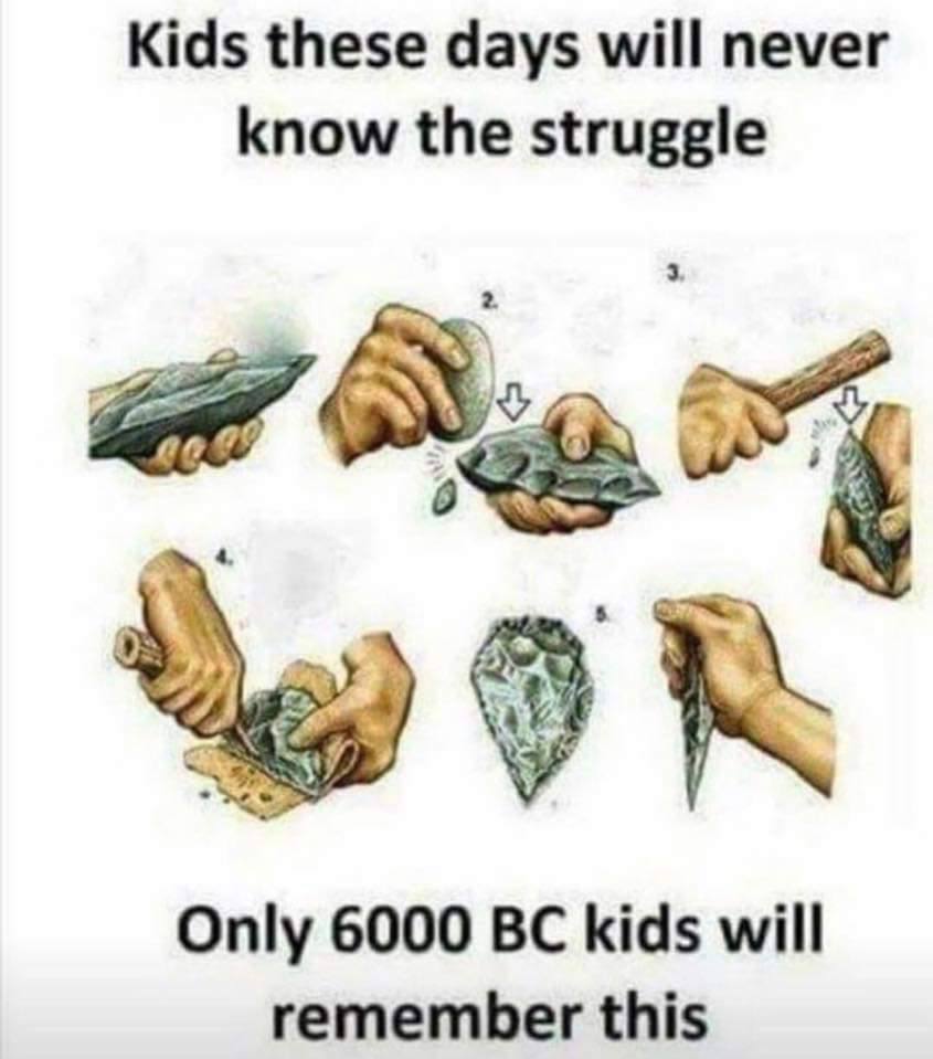 Kids these days will never know the struggle Only 6000 kids will remember this