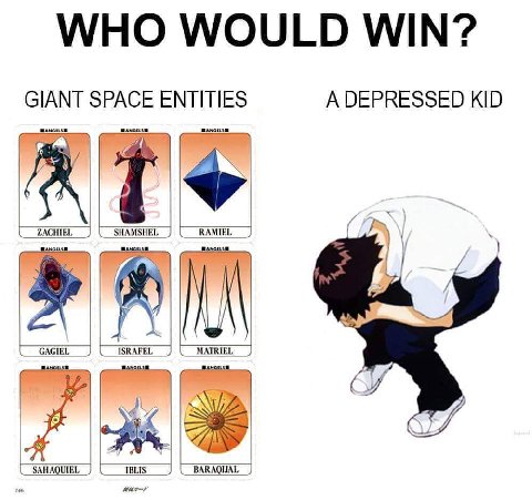WHO WOULD WIN? GIANT SPACE ENTITIES KID GAGIEL ISRAFEL MATRIEL 45