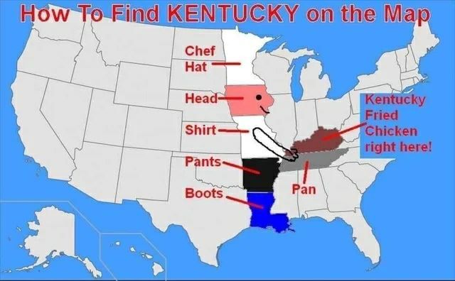 How KENTUCKY on the Мар