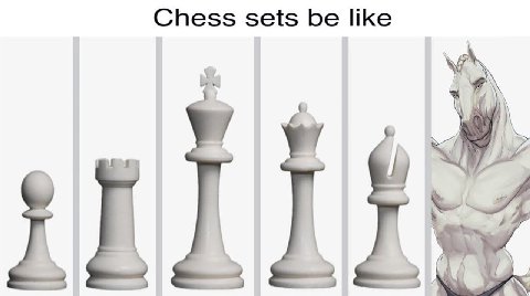 Chess sets be like