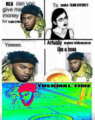 RCA can То make TEAM EFFORT? give 4 money fOF TEAM 74 У makes iridescence Yeeees. like а boss у 1