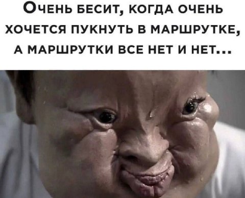 ОЧЕНЬ БЕСИТ, КОГДА ОЧЕНЬ ХОЧЕТСЯ ПУКНУТЬ В МАРШРУТКЕ, А МАРШРУТКИ ВСЕ НЕТ И HET...