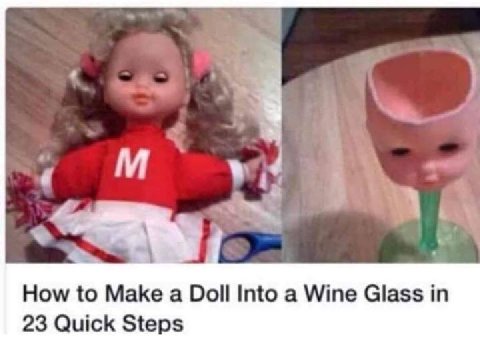 How to Make a Doll Into a Wine Glass in 23 Quick Steps