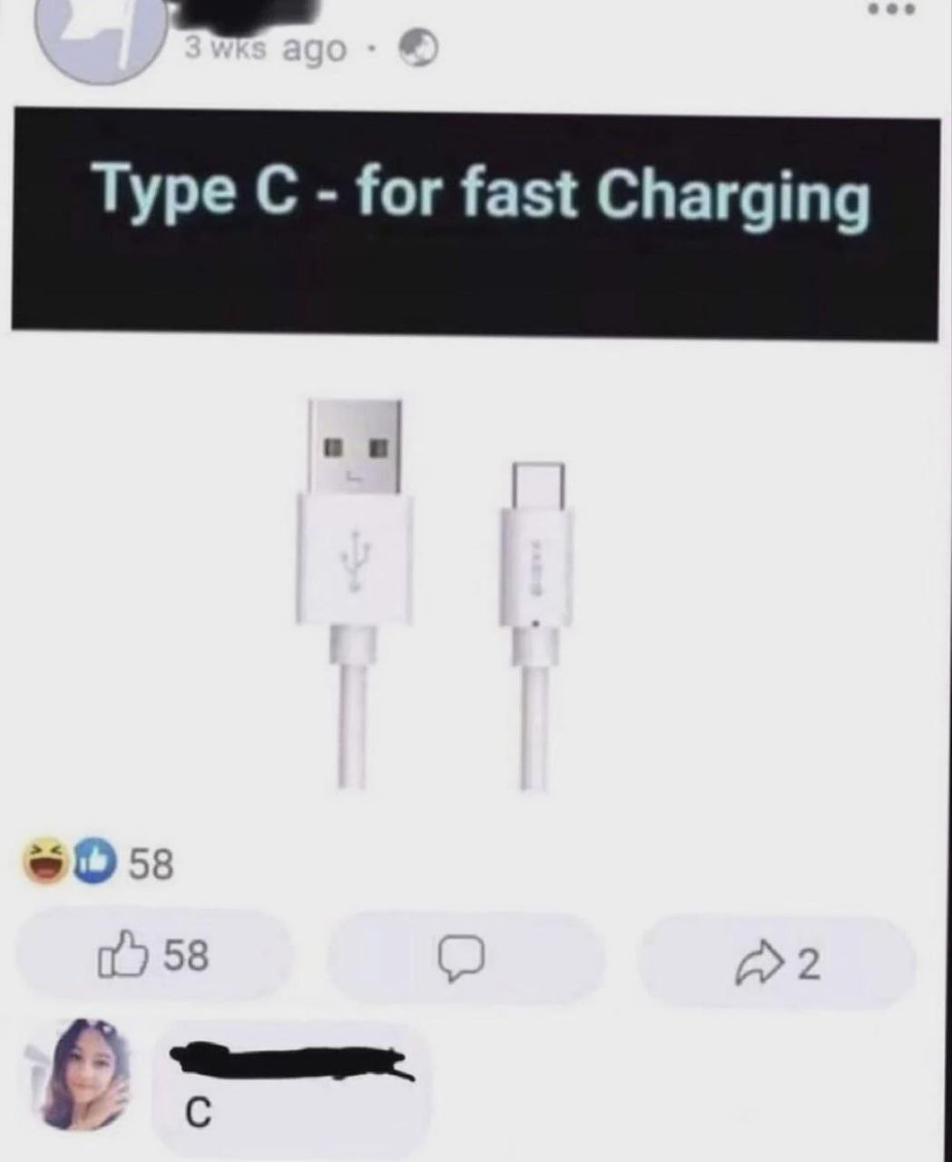 Type for fast Charging a) 0 58