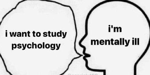 i want to study psychology mentally ill