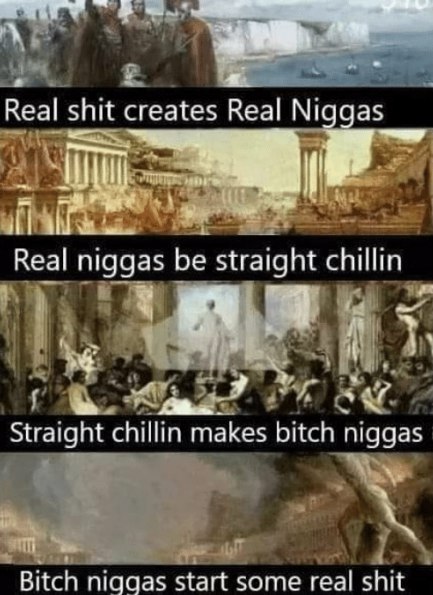 Real shit creates Real Niggas 1 а iti. Real niggas be straight chillin i 3 $7 Straight chillin makes bitch niggas Bitch пада$ start some real shit