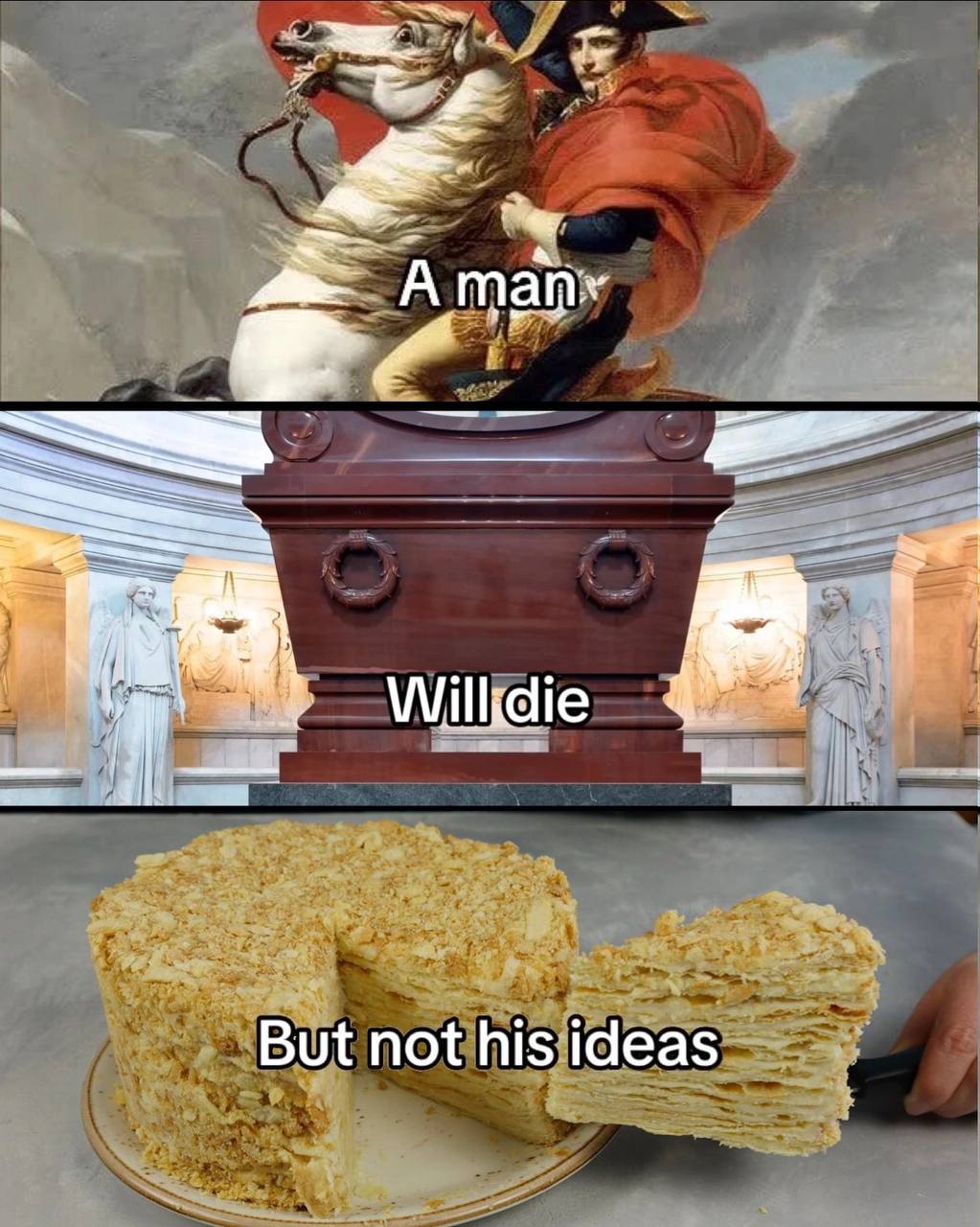 But not his ideas