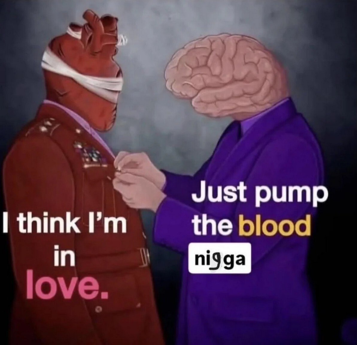 Just pump think the blood in
