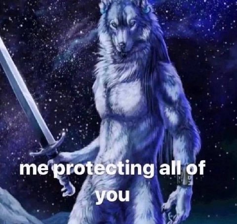 me protecting all of