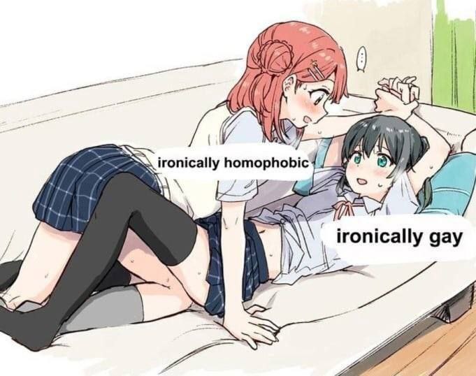 ironically gay 4