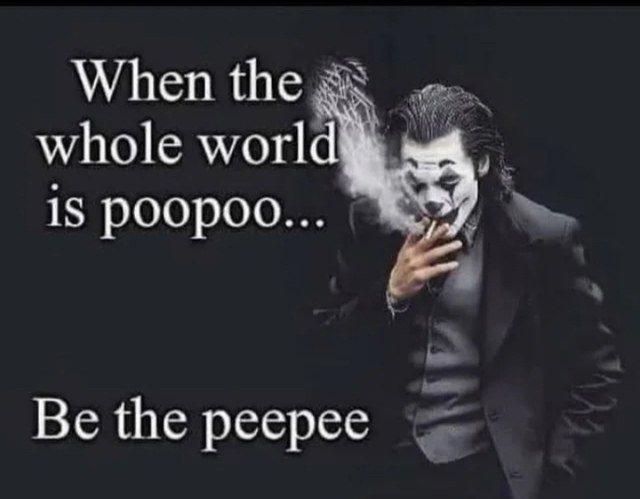 When the whole world роороо... Be the peepee