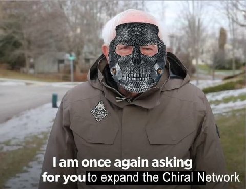 once again asking for youto expand the Chiral Network