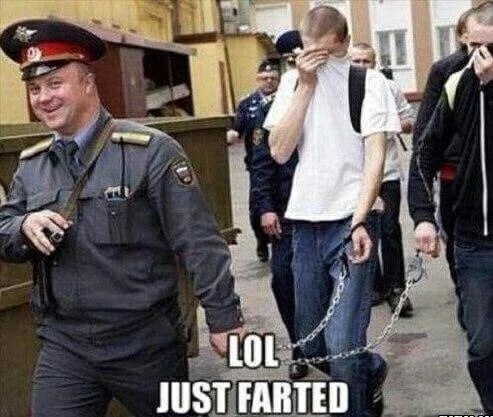 a 1 JUST FARTED