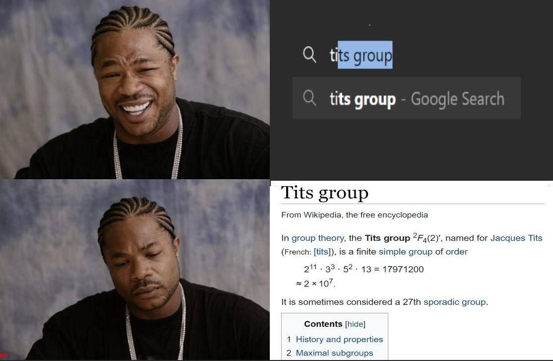 tits group Tits group From Wikipedia, the free encyclopedia in group theory, the Tits group named for Jacques Tits (French: [tits]), is a finite simple group of order 211. 33.52. 13 17971200 К is some