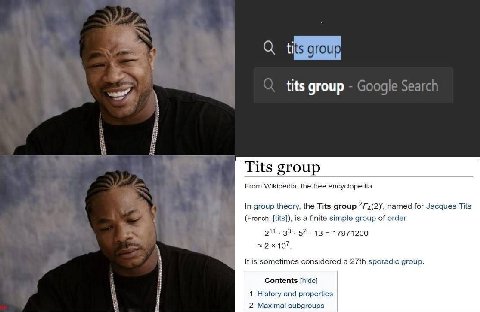tits group Tits group From Wikipedia, the free encyclopedia in group theory, the Tits group named for Jacques Tits (French: [tits]), is a finite simple group of order 211. 33.52. 13 17971200 К is some
