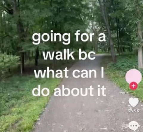 going fora walk about it