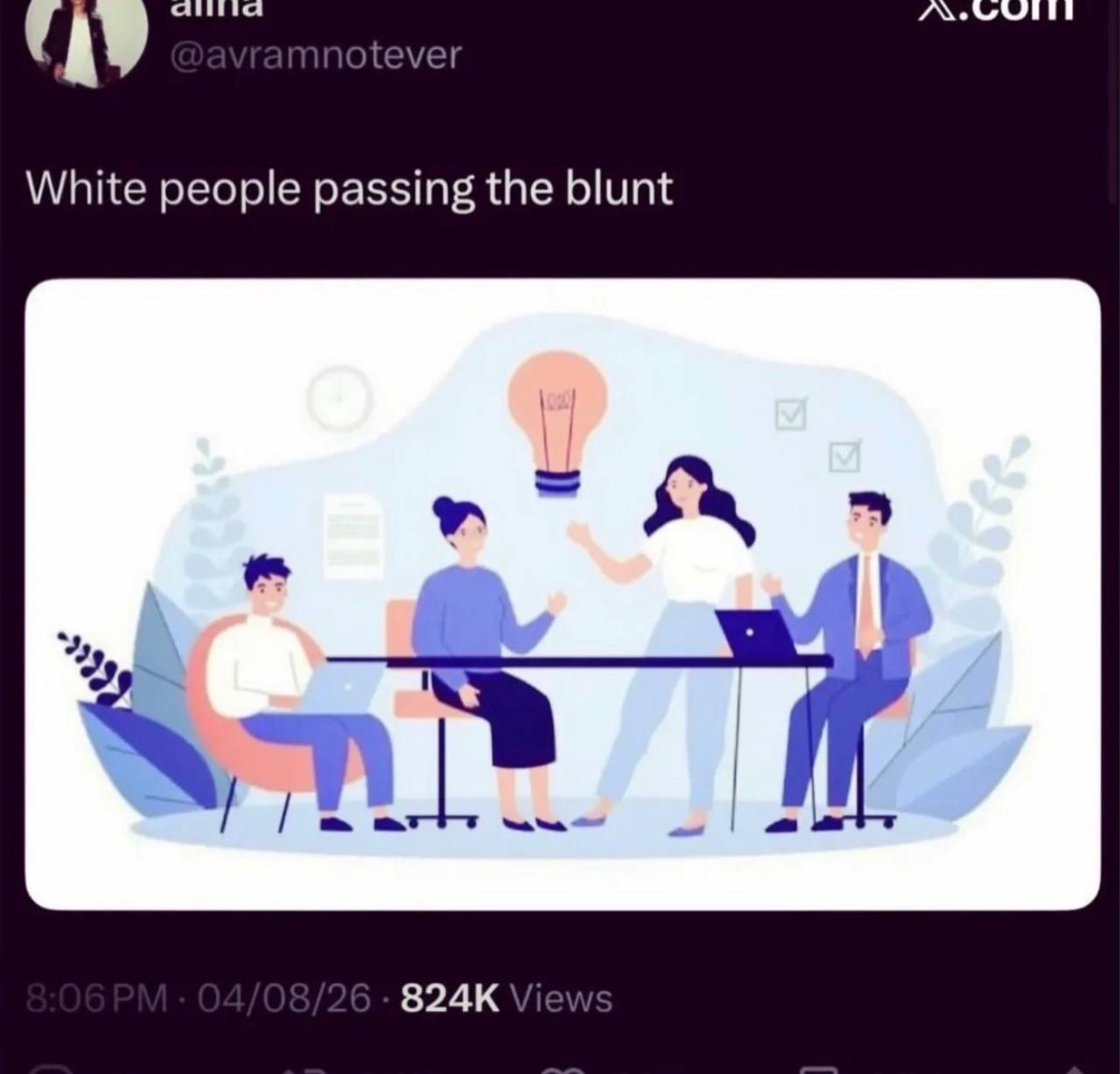 White people passing the blunt