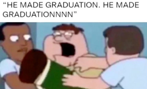 “HE MADE GRADUATION. НЕ MADE GRADUATIONNNN”