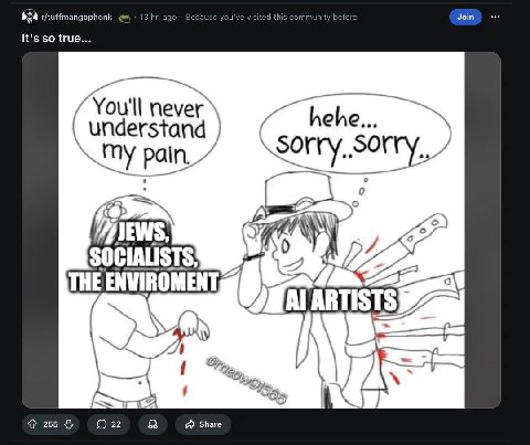 6A rituffmangophonk 13 ago Because you've visited this community before It's so true... understand (5 sorry, Sorry, SOCIALISTS THE ENVIROMENT ARTISTS A" 4 И 255 Share