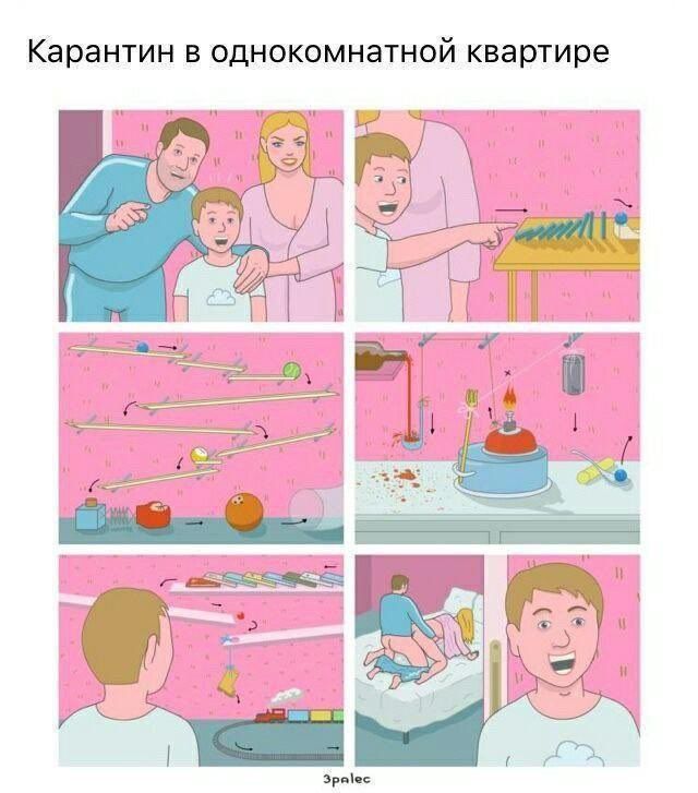 4 Карантин в однокомнатной квартире 3palec